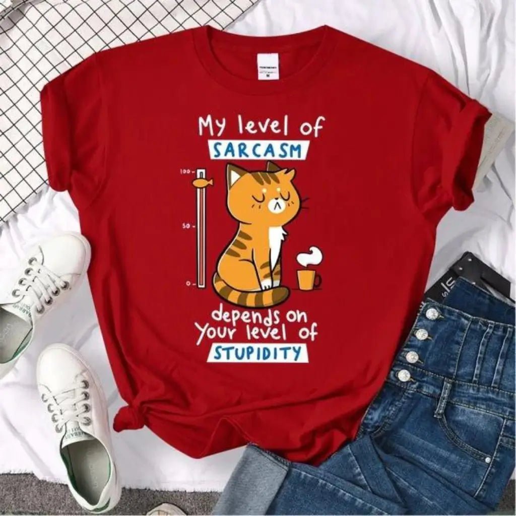 Cat Tops & T-Shirts