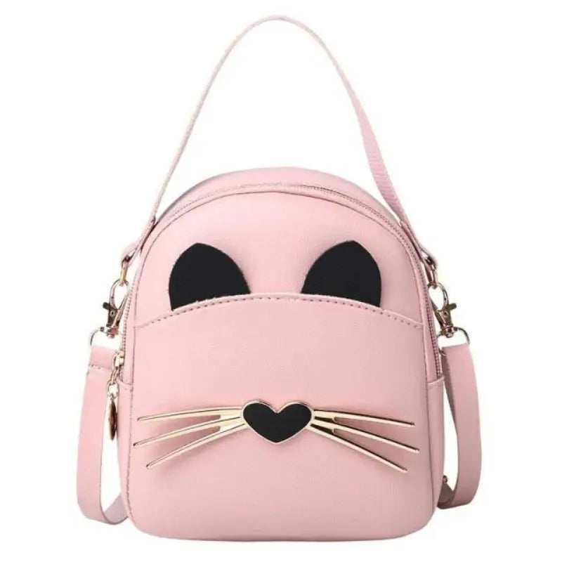 Pink Small Crossbody Bag - Loli The Cat