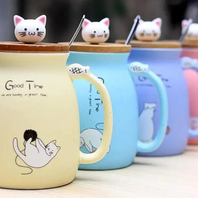 Ceramic Cute Cat Cup - Loli The Cat