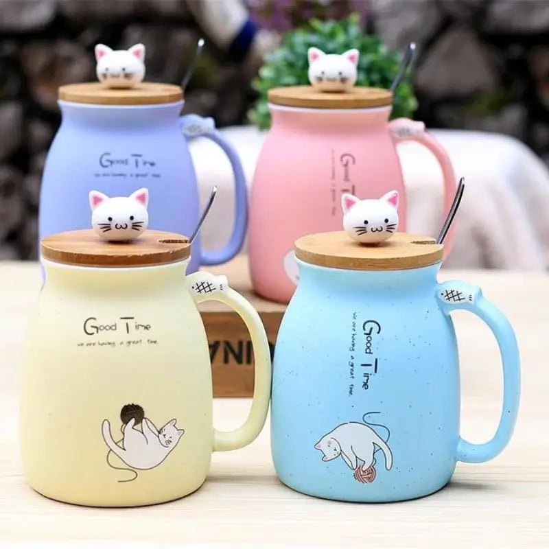 Ceramic Cute Cat Cup - Loli The Cat