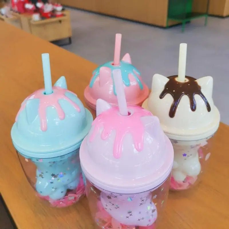Creative Cat Paw Straw Cup - Loli The Cat