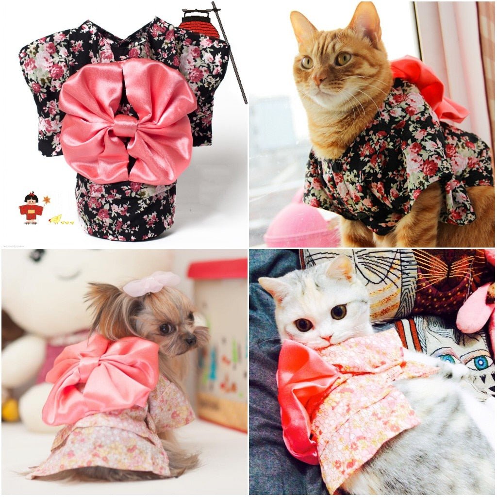 Flower Kimono - Loli The Cat