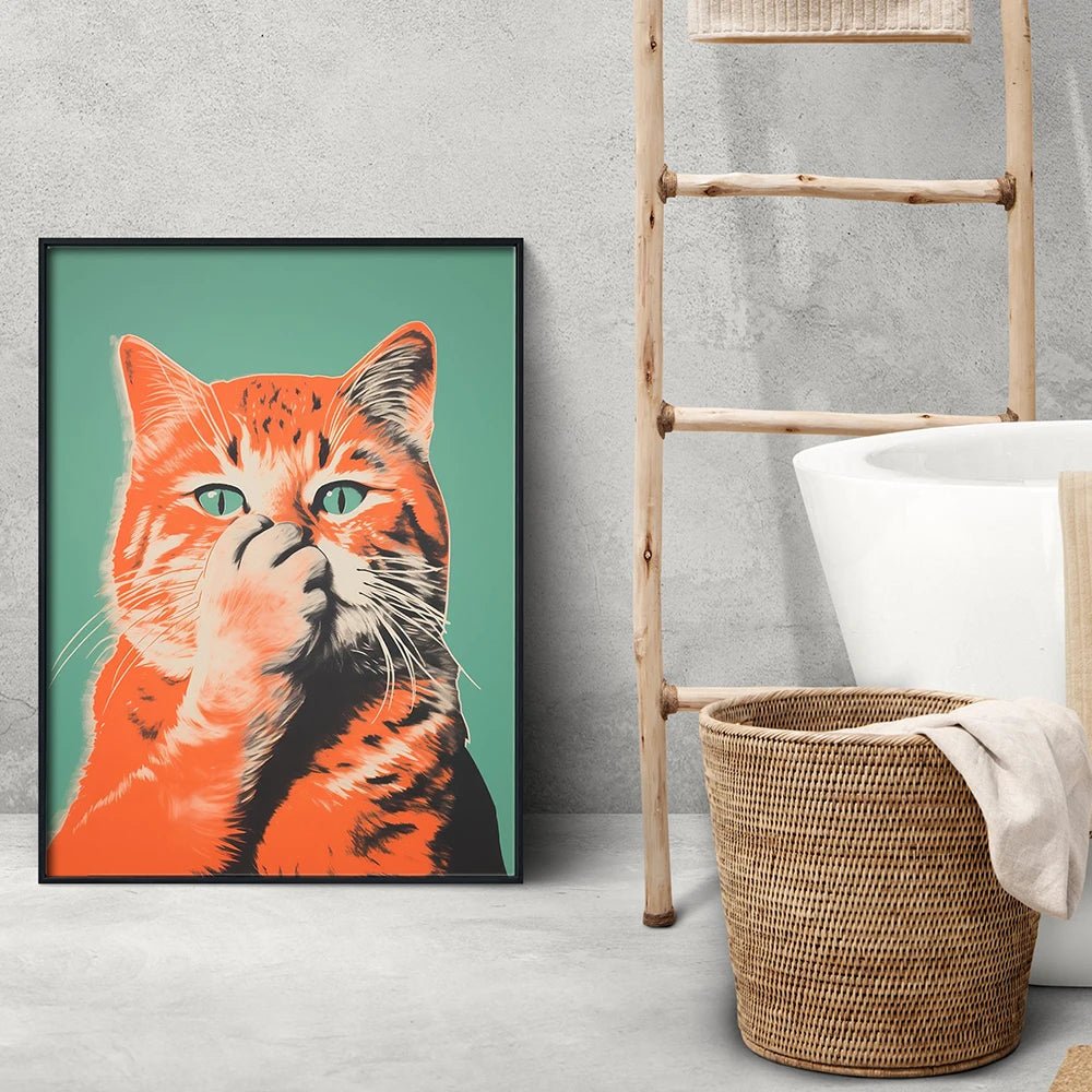 Funny Cat Bad Smell Canvas - Loli The Cat