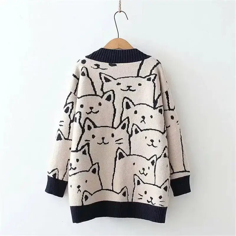 Harajuku Kawaii Cardigan Sweater - Loli The Cat