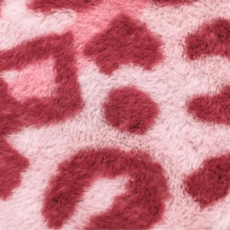Pink Leopard Antiskid Mat - Loli The Cat