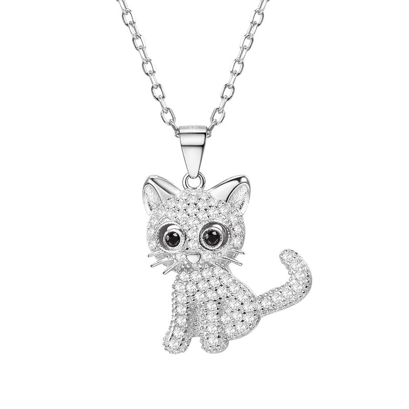 Summer Light Luxury Cat Necklace - Loli The Cat
