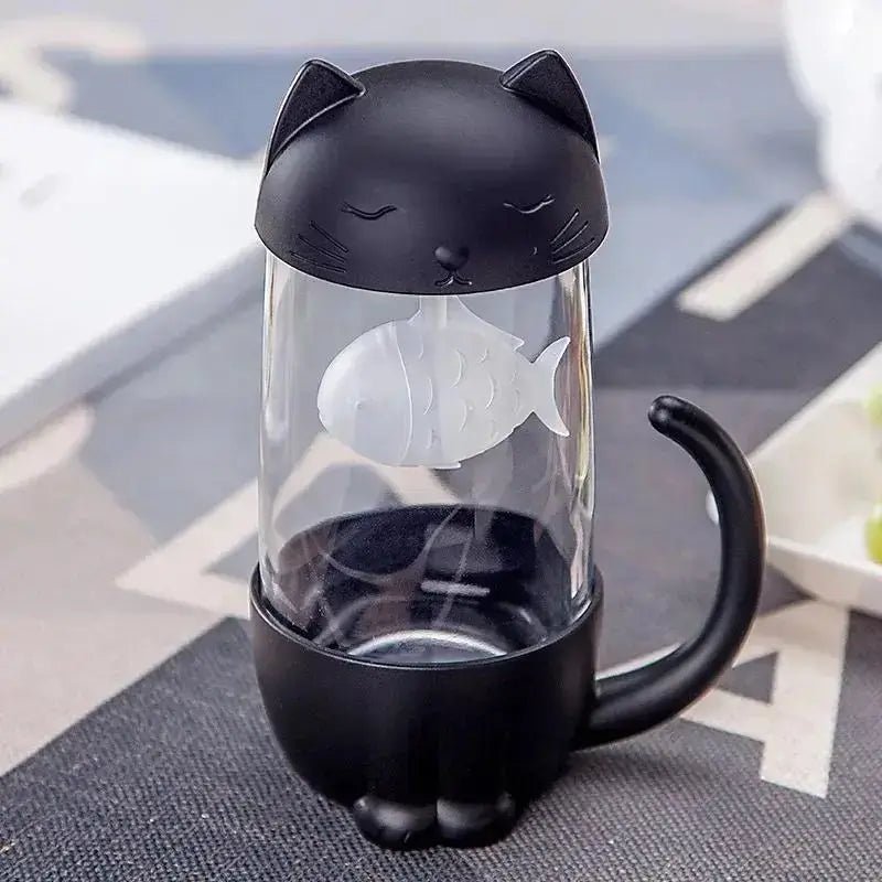 Tea Strainer Infuser Cat Cup - Loli The Cat