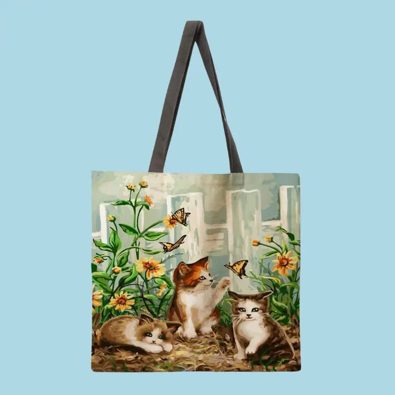 Watercolor Cat Shopping Bag - Loli The Cat
